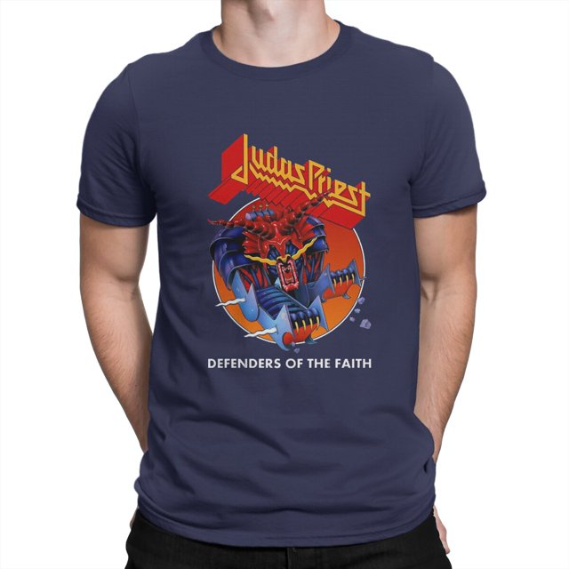 Camisetas para hombre JD.1 Grendbok Heavy Metal Judas Rock Priest, camiseta vintage de manga corta y cuello redondo de algodón