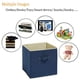 thumbnail image 4 of Caja de almacenamiento de tela de algodón y lino, caja de almacenamiento de ropa, caja de almacenamiento de oficina, 4 of 5