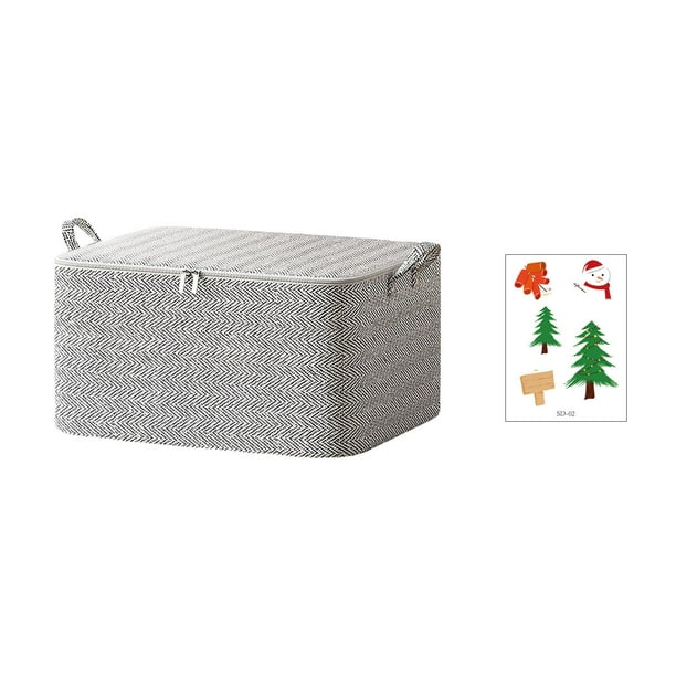Xihbxyly Bolsa de Almacenamiento No Tejida, Diseño de Cremallera de Gran Capacidad, Plegable y Ligera, Organizador Práctico para Viajes o Mudanzas, Fresca E Inodora, Tamaño 35 X 25 X 20 Cm.