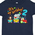 thumbnail image 4 of Inktastic It's My Birthday Circus Train 2nd Birthday Boys or Girls Toddler T-Shirt, 4 of 5