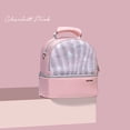 thumbnail image 3 of Sunveno Insulated Lunch Box Double Deck Cooler Bag, Pink, 3 of 4