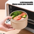 thumbnail image 4 of Aodebiao Sac Fourre-Tout pour Boîte à Lunch Isolée, Contenant Alimentaire en Acier Inoxydable Étanche avec Poignée, Compatible Micro-Ondes et Lave-Vaisselle, Boîte Bento pour, Travail, Pique-Nique, Grande Capacité, Rangement Portable pour Préparation de Repas, 4 of 6
