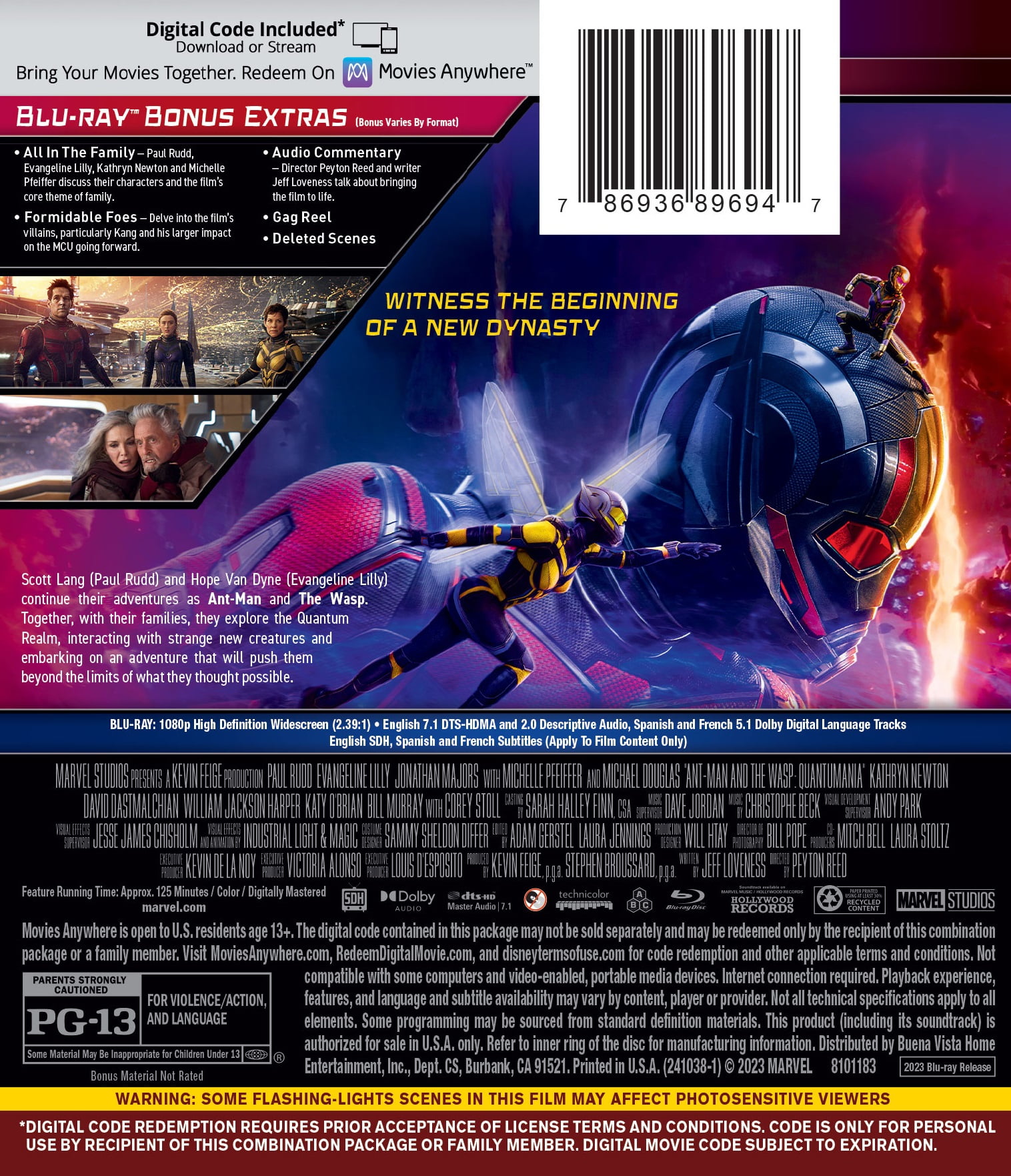 Ant-Man: 2-Movie Collection (Blu-ray + Digital)(2021)