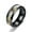 Black-gold, variant on 8mm Stainless Steel Ring for Men Wedding Band Rings Size 7-13