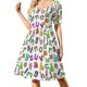 thumbnail image 3 of Vestido de verano de manga corta para mujer, vestido negro, vestido largo de noche, vestido de lujo 2025, 3 of 7