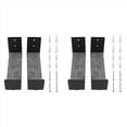 thumbnail image 1 of 2Pair Hot Surfboard SUP Mount Rack,Kayak Boat Wall Rack Black,2Pair x Hot Surfboard SUP Mount Rack 2 x Mounting fittings,Black, 1 of 8