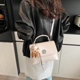 thumbnail image 1 of Bolsos de mano para mujer, nuevos y populares bolsos de hombro de alta calidad con textura, bolsos cuadrados pequeños de gran capacidad, bolsos de mensajero para viajeros, 2025, 1 of 5