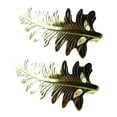 thumbnail image 1 of Advancent Retenedores de cortina funcionales y elegantes de 2 piezas con amplia aplicación de hojas fabricados con aleación de zinc Tratamientos de ventanas dorado, 1 of 6