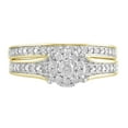 thumbnail image 2 of Forever Bride 1/3 Carat Diamond Composite Bridal Ring Set in 10K Yellow Gold (I-J, I2-I3), 2 of 6