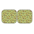 thumbnail image 3 of Uemuo Cute Tractor Printed 2 PCS Car Windshield Sun Shade, Auto Sun Heat and UV Rays Blocker, Foldable Automotive Front Window Sunshade Protector, 3 of 7
