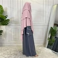 thumbnail image 4 of Chapeau Froissé Uni pour Femmes avec Hijab Ethnique Musulman, 4 of 4