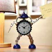 Apooke Gear Robot Desktop Alarm Clock for Creative Student Silent for Time Clocks