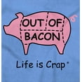 thumbnail image 2 of Out Of Bacon Pork Pig Meat Eater Plus Size Crewneck Graphic Tee Shirt Brisco Brands 2X, 2 of 5