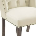 thumbnail image 7 of Modway Viscount Modern Accent Performance Velvet Dining Chair in Green, 7 of 7