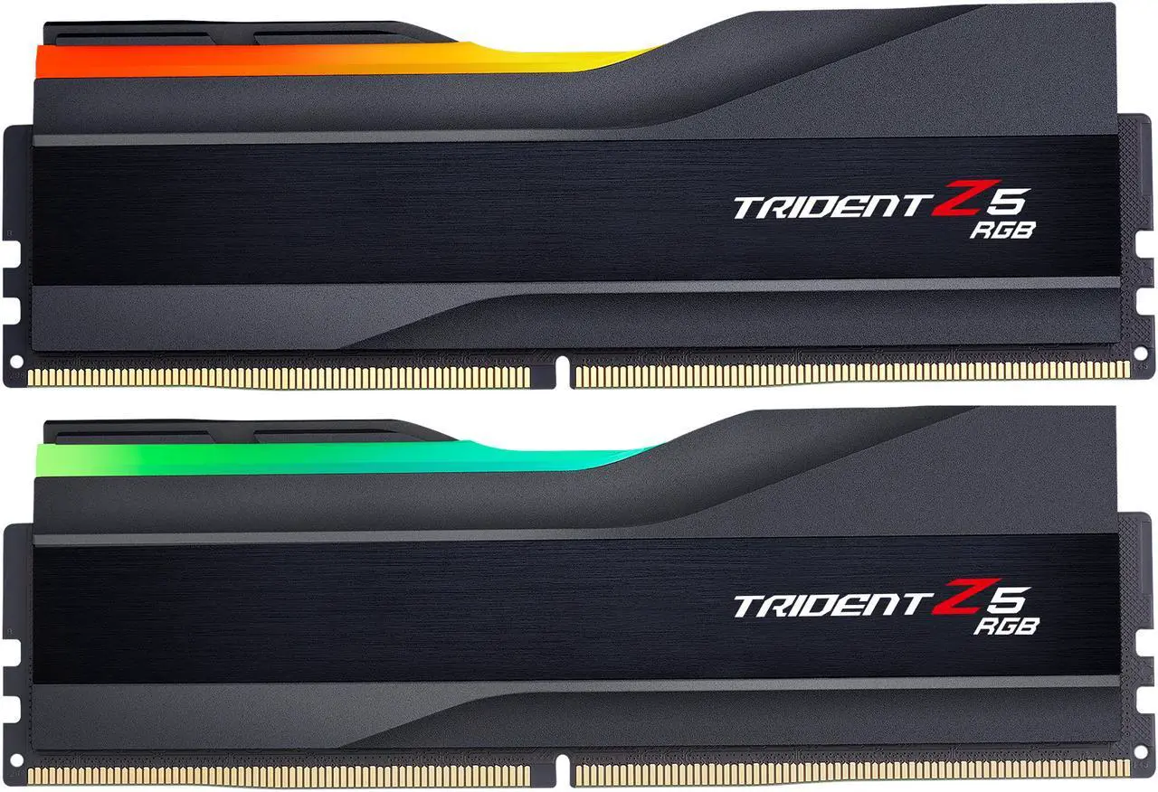G.SKILL Trident Z5 RGB Series 64GB (2 x 32GB) 288-Pin PC RAM DDR5 5600 Desktop Memory Model F5-5600J3636D32GX2-TZ5RK