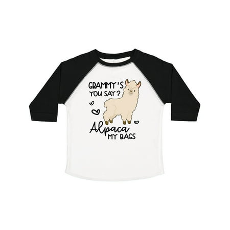 

Inktastic Grammy s You Say Alpaca My Bags Gift Toddler Boy or Toddler Girl T-Shirt