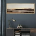 thumbnail image 5 of IDEA4WALL Extra Large Framed Canvas Print Wall Art Tranquil Lake at Sunset Soft Tones Nature Wilderness Artwork Mountain Scenery Antique Fine Art Multicolor for Home Decoration - 60"x20", 5 of 5
