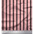 thumbnail image 1 of Soimoi Georgette Viscose Fabric Stripe & Airplane Shirting Printed Fabric 1 Yard 42 Inch Wide, 1 of 1