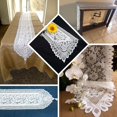 thumbnail image 3 of Efavormart JOLLY GOOD Premium Lace Table Runner For Weddings Birthday Parties Banquets Decor Fit Rectangle and Round Table White, 3 of 5