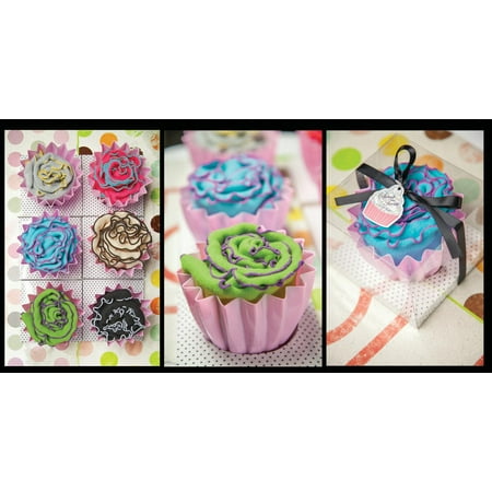 SWEET TREAT CUPCAKE SCARF ASST S/12
