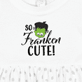 thumbnail image 4 of Inktastic Halloween So Franken Cute Girls Baby Dress, 4 of 5