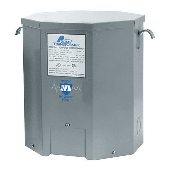 Acme Electric Transformer,10kVA,240VAC, 480VAC T2535163S