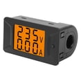 thumbnail image 2 of Dual Display PZEM-026 AC 40-400V 100A Voltage Ampere Meter Non-Contact Measurement Embedded Installation Photovoltaic Inverters For Showcases, 2 of 8