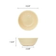 thumbnail image 2 of Excellante Nustone Tan Melamine Dinnerware Collection 4.875 Inch - 11 oz. Nappie, Comes In Dozen, 2 of 3