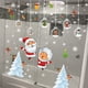 thumbnail image 2 of Pegatinas navideñas de copos de nieve para ventanas, calcomanías para vidrio, decoraciones navideñas, calcomanías navideñas de copos de nieve, Papá Noel y reno para fiestas, 2 of 5