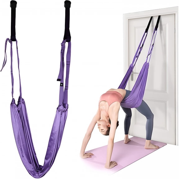 BESTSKY Yoga Fitness Stretching Strap Adjustable Leg Stretcher Back Bend Assist Trainer
