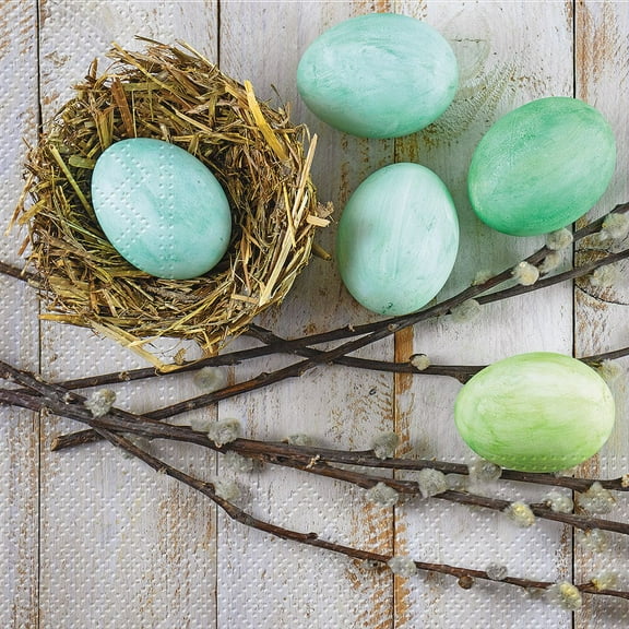 Set of 4 Luncheon Eggs & Nest Napkins 20 Pack