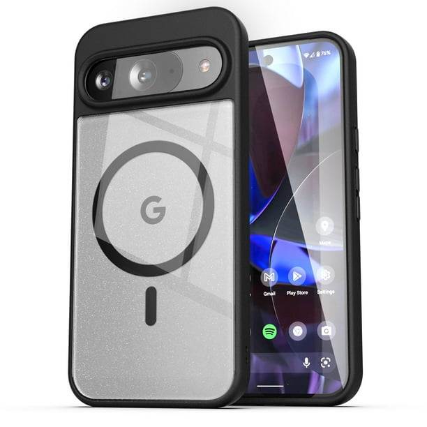 Funda transparente magnética para Google Pixel 9/Pixel 9 Pro