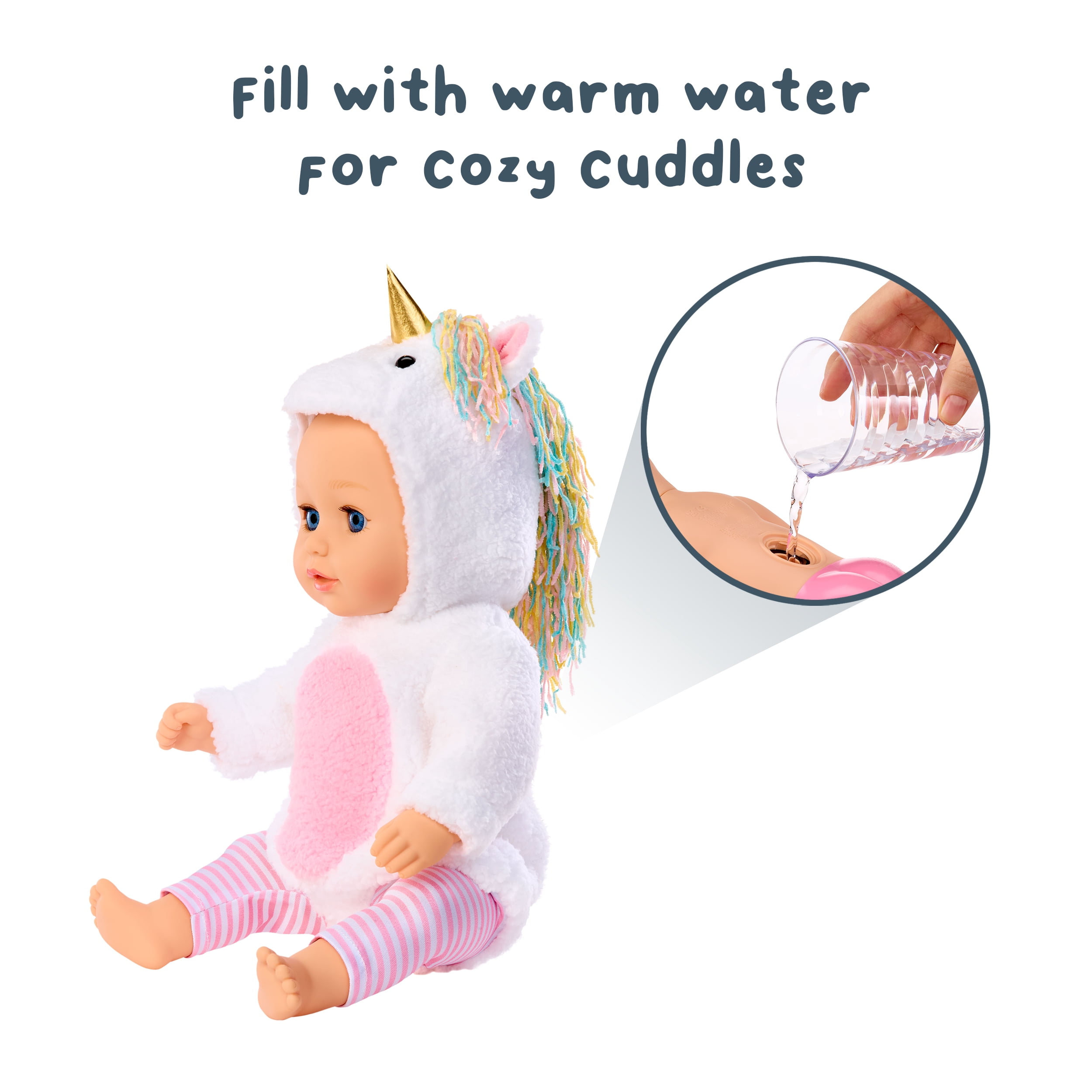 BABY born Bedtime Doll (Unicorn Outfit)- Blue Eyes