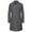 Dark Gray Wool Blend Overcoat for Men, variant on HOOMEUMY Mens Wool Blend Overcoat Fashion 2025 Trendy Classic Solid Coat Turndown Collar Jacket Tweed Design Casual Workout Long Sleeve Clothes Black XXXL