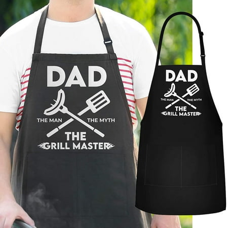

SunhillsgraceAdjustable Cooking Barbecue Kitchen Outdoors Apron With Two PocketsApron Sleeve