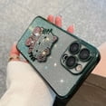 thumbnail image 1 of Funda de teléfono con incrustaciones de diamantes galvanizados en polvo Flash hello kitty para iphone Xr Xs 11 12 13 14 15 Pro Max 7 8 plus, 1 of 4