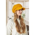 thumbnail image 5 of Women Beret Newsboy Hat French Wool Felt Cap Retro Fashion Trucker Hat Autumn Spring Winter, 5 of 7