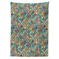 thumbnail image 3 of Ambesonne Moroccan Tablecloth Rectangular Table Cover, Oriental Motifs, 60"x84", Multicolor, 3 of 4