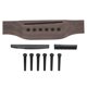 thumbnail image 2 of Juego de sillín de tuerca para puente de guitarra, juego de puente de guitarra, tuerca, pasador de cuerda de guitarra, juego de puente de guitarra construido para durar, 2 of 8