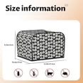 thumbnail image 5 of Balery Panda Bear Pattern Oven Cover Kitchen Bread Machine Protector, 4 Slice Toaster Cover for Home, Anti Dust Fingerprint Coaster Cover, 5 of 7