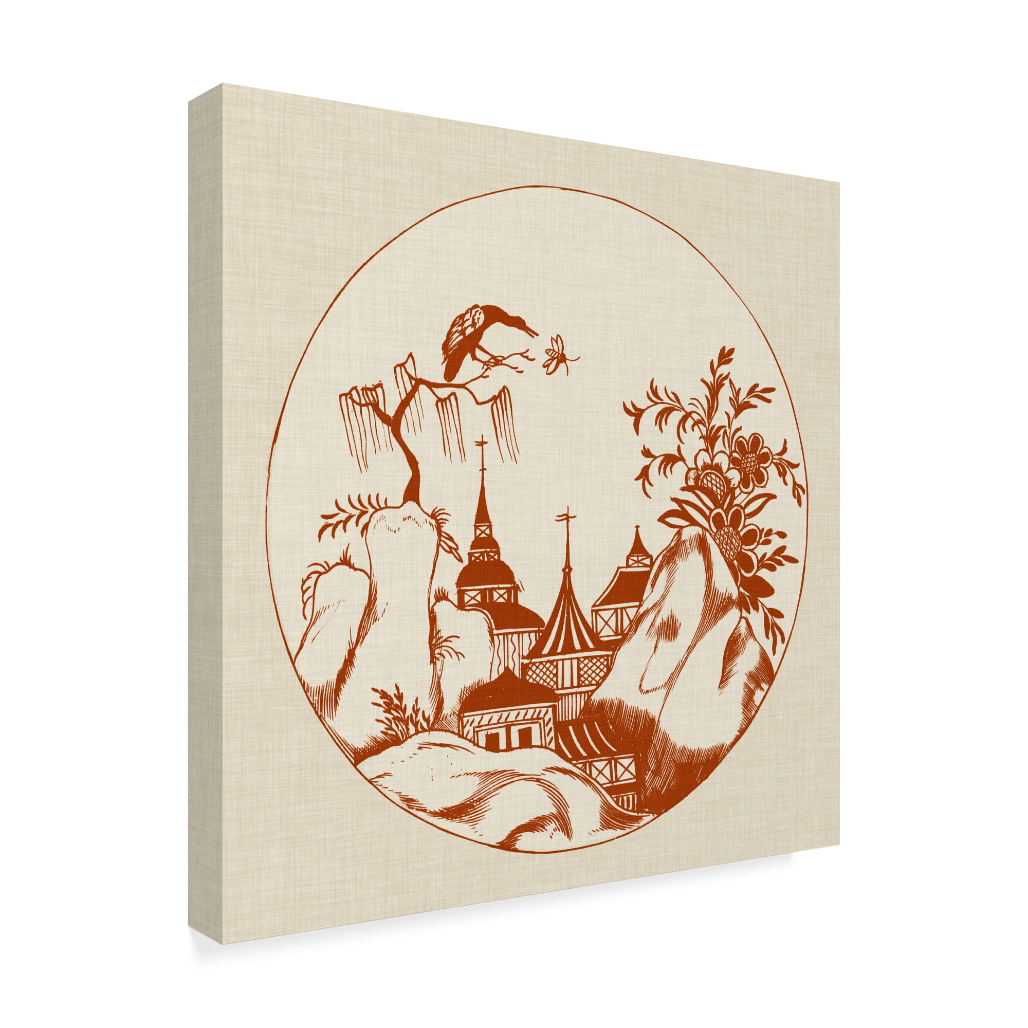 Trademark Fine Art 'Ornamental Pagoda II' Canvas Art by Vision Studio