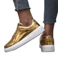 thumbnail image 3 of AUDeals Womens Casual Sneakers - Breathable Memory Foam Shiny Fashion Skate Shoes Comfortable Walking Fitness Shoes, 3 of 9