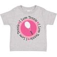 thumbnail image 3 of Inktastic I Love Tennis Pink Girls Toddler T-Shirt, 3 of 5