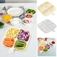 thumbnail image 1 of Fiudx Bandeja para Preparar Verduras, Diseño de Pared, Ahorra Espacio, Organizador Versátil para Ollas Calientes, Almacenamiento para Salsas de Soja y Guarniciones, Fácil de Limpiar, Tamaño 20 X 17 X, 1 of 5