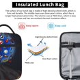 thumbnail image 3 of Lsque The Binding of Isaac Pattern Insulated Lunch Bag – Lunch Box with Thick Insulation & Food-Grade PEVA Lining, Functional Compartments & Detachable Handle, 3 of 7