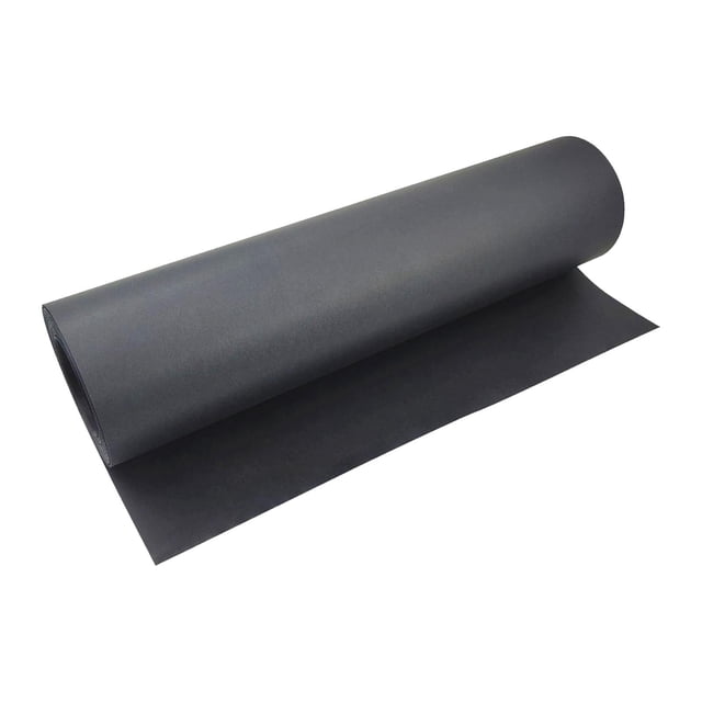Papel De Embalaje Reciclable Respetuoso De Eco Del Rollo Del Papel De Kraft Del Negro De Los 98ft Los 30cm De Par En Par Sunnimix Rollo de papel kraft negro
