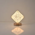 thumbnail image 4 of Moon Shape Table Lamp Romantic Star Shape Led Crescent Light For Bedside Desktop Nightstand Decor, 4 of 14