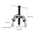 thumbnail image 2 of Uxcell 2.36" 3-Jaw Gear Puller for Bearings, Pulleys Remove, High Carbon Steel Separate Lifting Device, 2 of 5