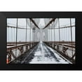thumbnail image 2 of Getty, Bruce 14x11 Black Modern Framed Museum Art Print Titled - The Brooklyn Bridge, 2 of 5