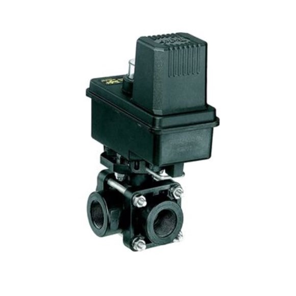 TeeJet 344 Series Electronic Shut Off Ball Valve 3-Way 1" Ports w/EC Motor Farmer Bob's Parts 344BEC-34-C